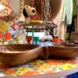 画像2: Vintage butterfly shaped wooden tray