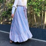 画像: 70'S UNION MADE flower＆paisley print two piece long skirt