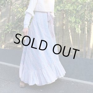 画像: 70'S UNION MADE flower＆paisley print two piece long skirt
