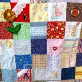 画像: Vintage patchwork&patch quilt