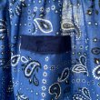 画像3: 70'S blue bandanna printed apron