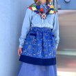 画像1: 70'S blue bandanna printed apron