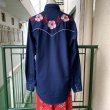 画像8: Vintage chain stitch embroidery western shirt