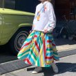 画像7: Vintage colorful multi border skirt