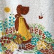 画像1: Vintage Holly Hobbie towel