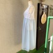 画像6: Vintage light blue lingerie sleeveless dress