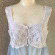 画像5: Vintage light blue lingerie sleeveless dress