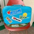 画像11: Vintage sticker printed trunk bag