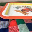 画像9: Vintage Walt Disney Productions folding tin tray table