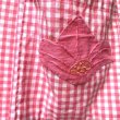 画像3: Vintage flower patchwork checkered apron