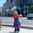 画像10: Vintage flower printed pindots dress