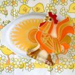 画像1: Vintage Lucite rooster napkin holder