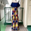 画像14: (SALE)Vintage Sears plaid patchwork pattern long dress