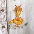 画像11: Vintage hand paint duck linen blouse