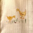 画像13: Vintage hand paint duck linen blouse