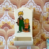 画像: Vintage girl&boy match holder