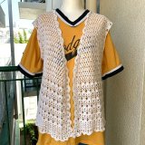 画像: Vintage crochet vest