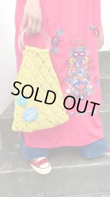 画像: Vintage clear handle crochet bag