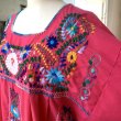 画像3: Vintage flower embroidery mexican dress