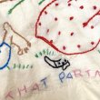 画像9: Vintage him&her embroidery patchwork quilt cover