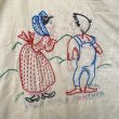 画像2: Vintage him&her embroidery patchwork quilt cover