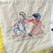 画像4: Vintage him&her embroidery patchwork quilt cover