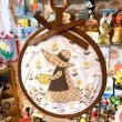 画像1: Vintage holly hobbie quilting trivet