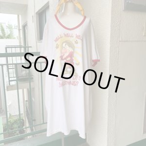 画像: Vintage grumpy printed big tee