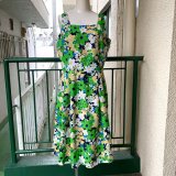 画像: (SALE)Vintage flower pattern camisole dress