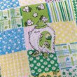 画像15: Vintage rabbit and bird patchwork pattern curtain B