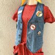 画像12: Vintage patch&button badges denim vest