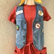 画像11: Vintage patch&button badges denim vest