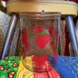 画像2: Vintage strawberry pattern glass pot