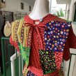 画像7: 70'S patchwork printed apron dress