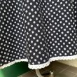 画像7: Vintage clover pattern flower lace flare skirt