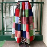 画像: Vintage patchwork skirt