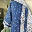 画像2: Vintage flower patchwork cachecoeur hoodie dress