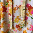 画像10: Vintage colorful flower printed frill line dress