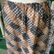 画像5: Vintage flower&checkered patchwork printed frill long skirt