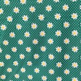 画像: Vintage daisy&pin dot printed cloth