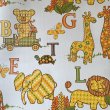 画像1: Vintage alphabet&animal wallpaper