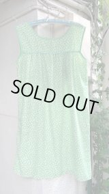画像: Vintage clover printed sleeveless dress