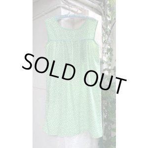 画像: Vintage clover printed sleeveless dress