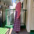 画像4: Vintage checkered&polka dots loop string line dress