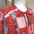 画像4: Vintage flower patchwork printed top