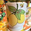 画像2: Vintage lemon flower printed stacking mug  B