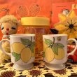 画像3: Vintage lemon flower printed stacking mug　A