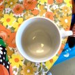 画像2: Vintage lemon flower printed stacking mug　A