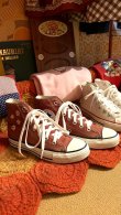 画像10: 90'S made in USA converse brown high cut sneakers