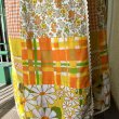 画像4: Vintage flower patchwork reversible wrap long skirt